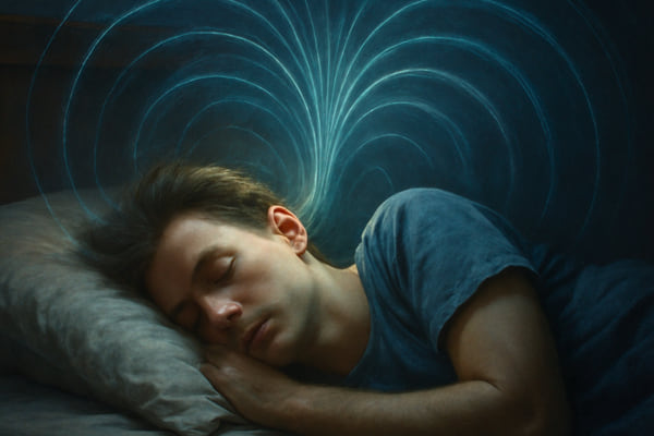 Un homme qui se repose.