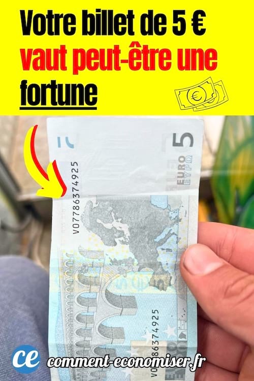 un billet de 5 euros peut être rare