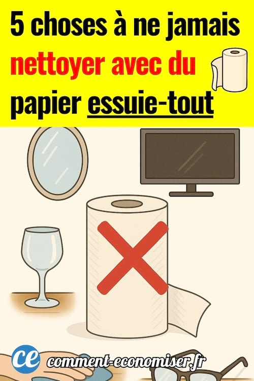 Des objets à ne pas nettoyer avec du sopalin à la maison