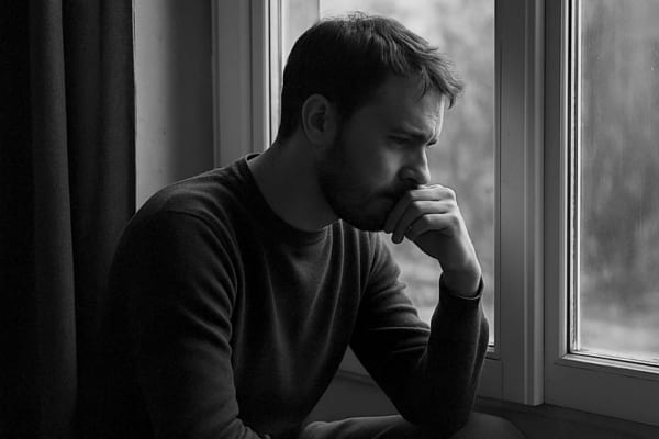 Photo artistique évoquant la solitude et le questionnement