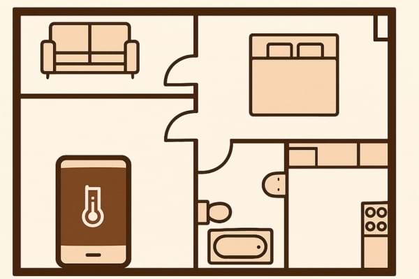 Plan d’un appartement