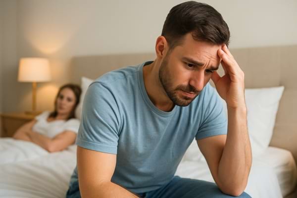 Un homme qui a peur de decevoir