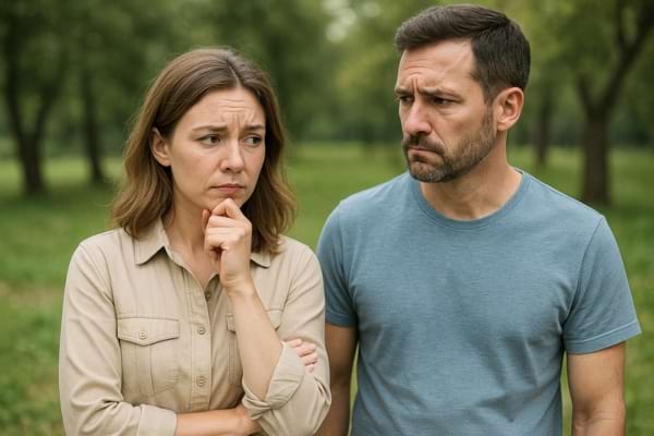 Un couple ayant peur du changement