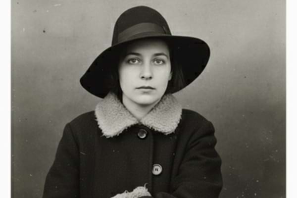 Une femme portant des habits d'époque