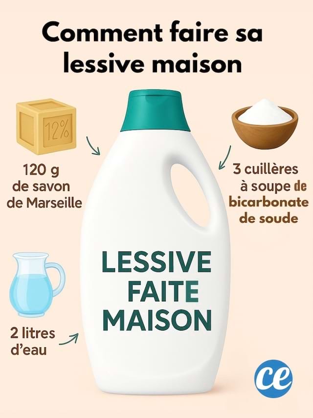 La recette pour faire sa lessive maison avec du savon de marsellle