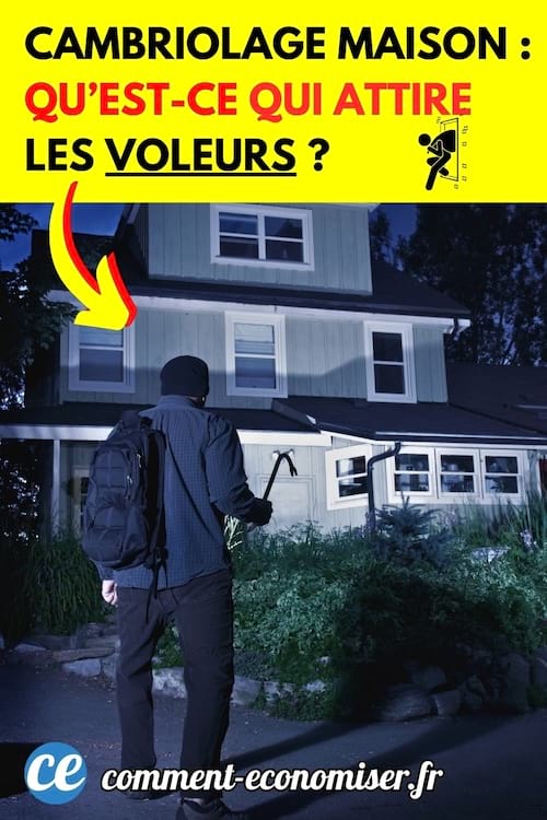 un homme sur le point de cambrioler une maison