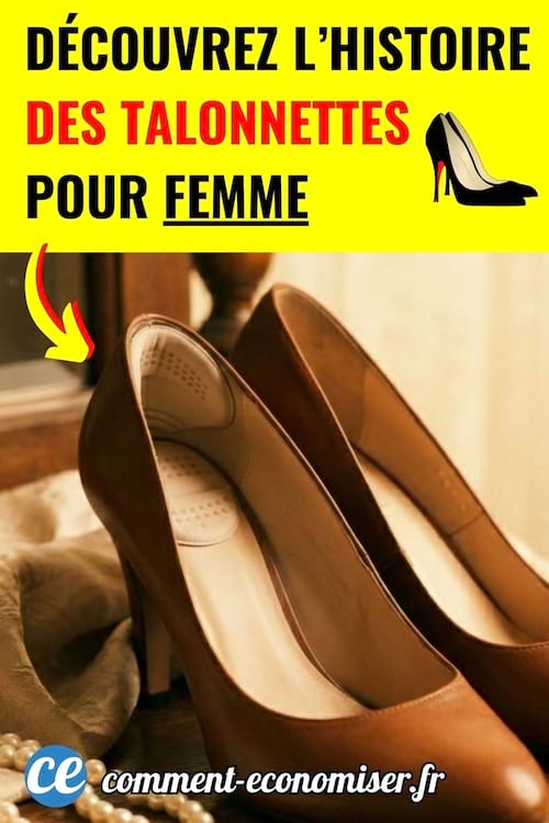 une paire de chaussures escarpin avec des protections de type talonnettes