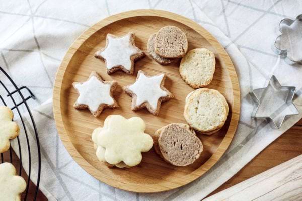 des biscuits de Noël vegan