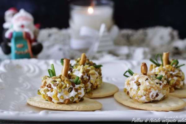 boule de noël au fromage pour un apéritif original