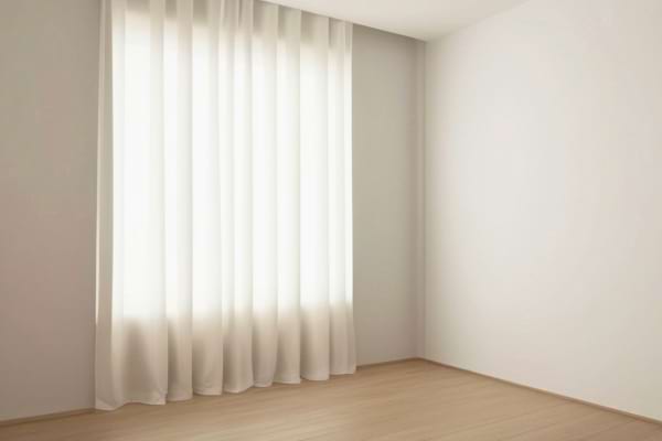 Une pièce vide où l'on se demande si l'on doit mettre le chauffage