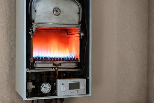 Un intérieur de chaudière qui travaille dur pour produire du chauffage