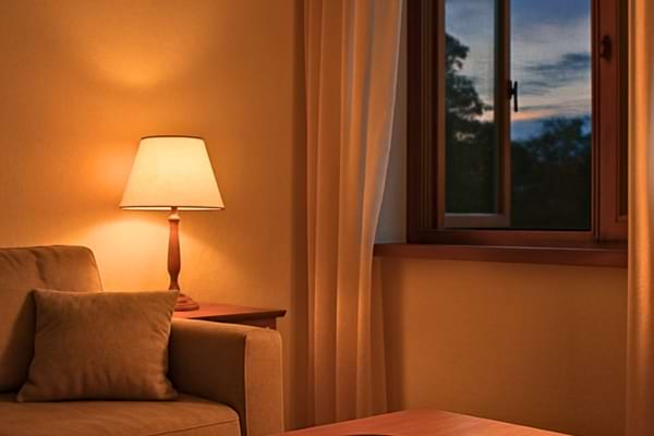 petite coupelle de clous de girofle sur une table basse, ambiance cosy,