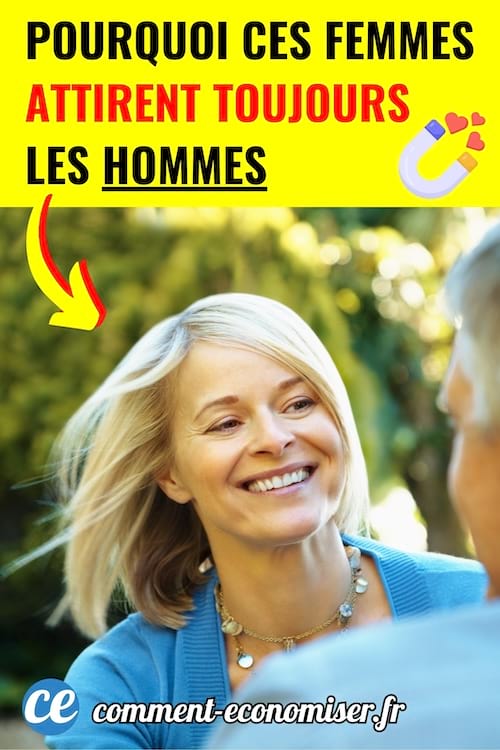 Une femme blonde qui attire les hommes