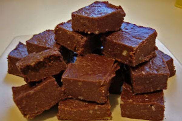 du fudge sans lactose et sans gluten pour Noël