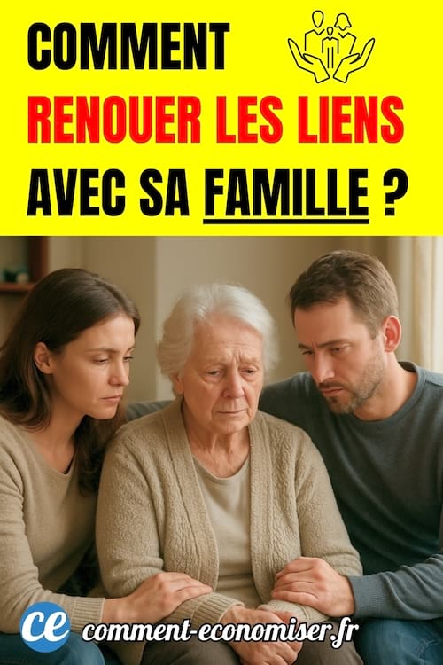 Une maman &acirc;g&eacute;e triste qui est avec ses enfants pour renouer les liens