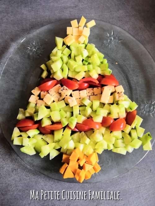 planche ap&eacute;ro facile &agrave; faire avec du concombre et du fromage