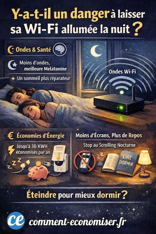 Une image qui explique si c'est dangereux de dormir avec le wifi allum&eacute;