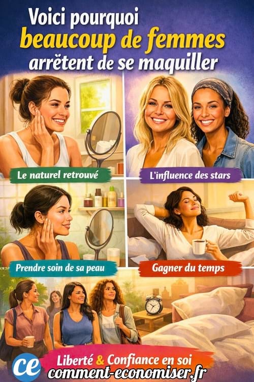 Une image qui explique pourquoi beaucoup de femmes ne se maquillent plus