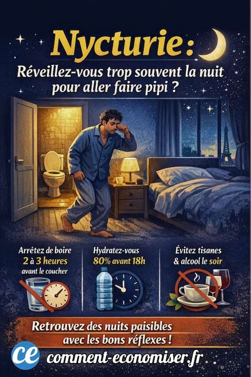 Une image qui explique comment lutter contre la nycturie