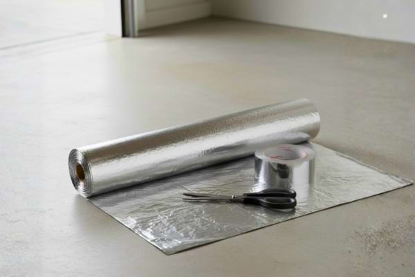 kit d’isolation pour porte de garage posé au sol