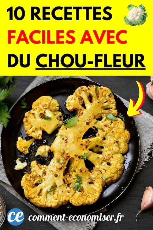 Du chou-fleur r&ocirc;ti dans une po&ecirc;le avec des &eacute;pices jaunes