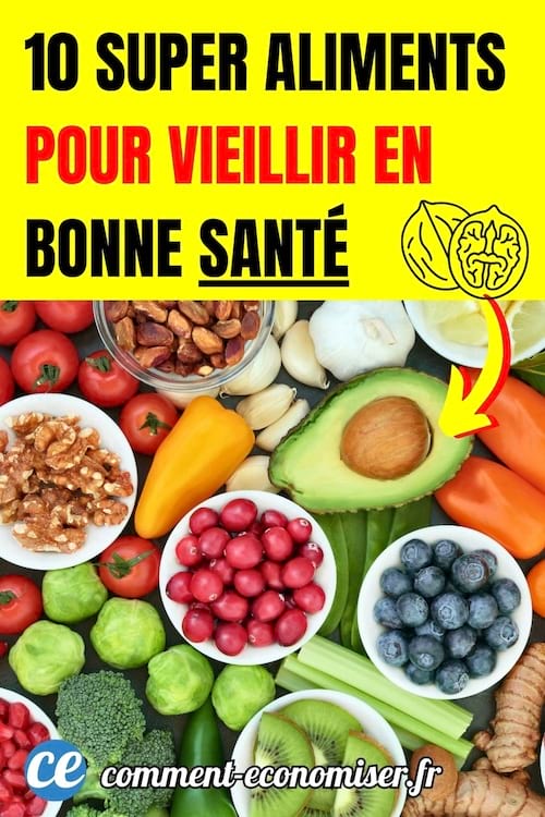 des noix, des brocolis, des kiwis, des myrtilles, des tomates, avocats qui font partie des super aliments pour vieillir en bonne sant&eacute;