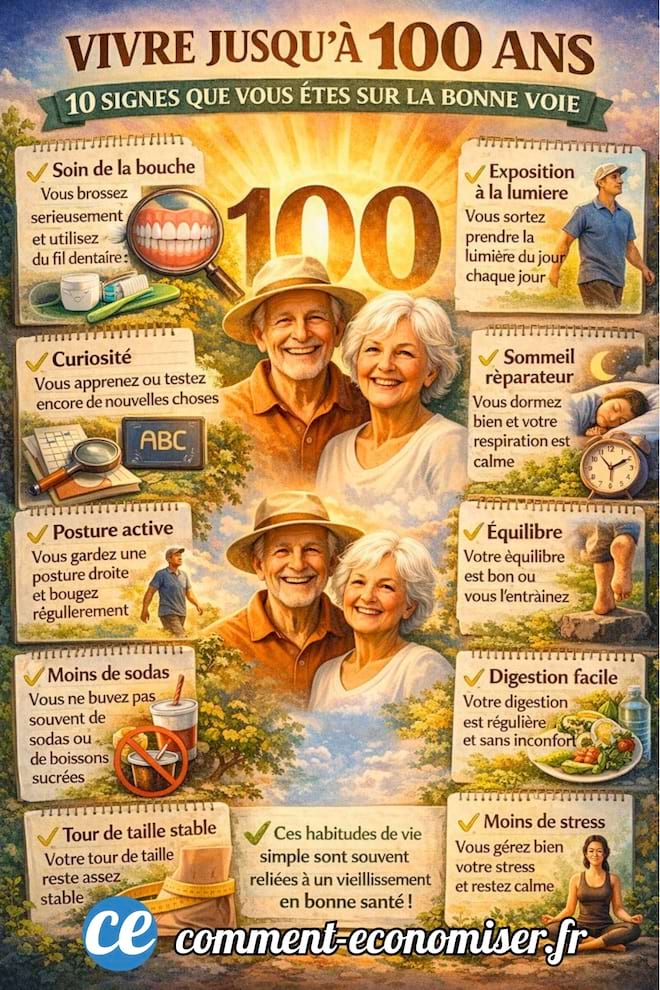 10 astuces pour vivre longtemps jusqu'&agrave; 100 ans