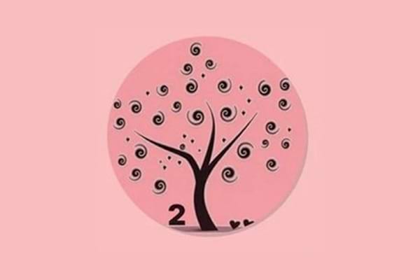 dessin d'arbre avec des spirales qui symbolise la solidité