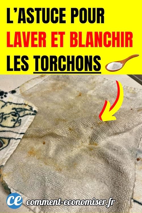 un torchon de cuisine tr&egrave;s sale