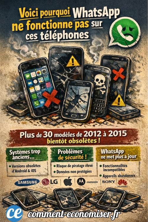 Une image qui explique pourquoi whatsapp ne fonctionne plus sur certains t&eacute;l&eacute;phones