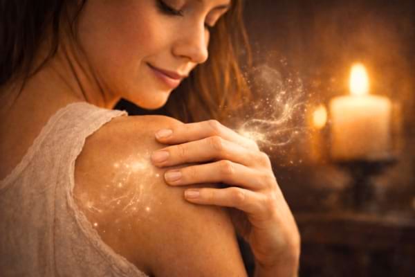 Une femme qui ressent une sensation d'une âme