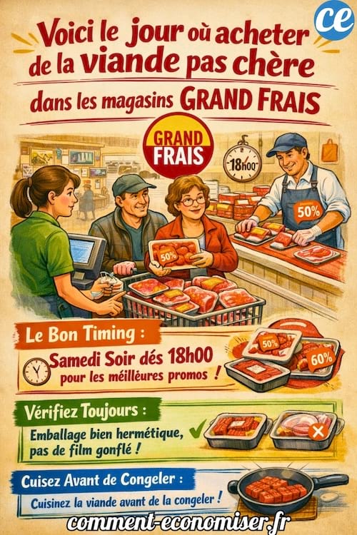 Le jour ou la viande est moins chère chez Grand Frais