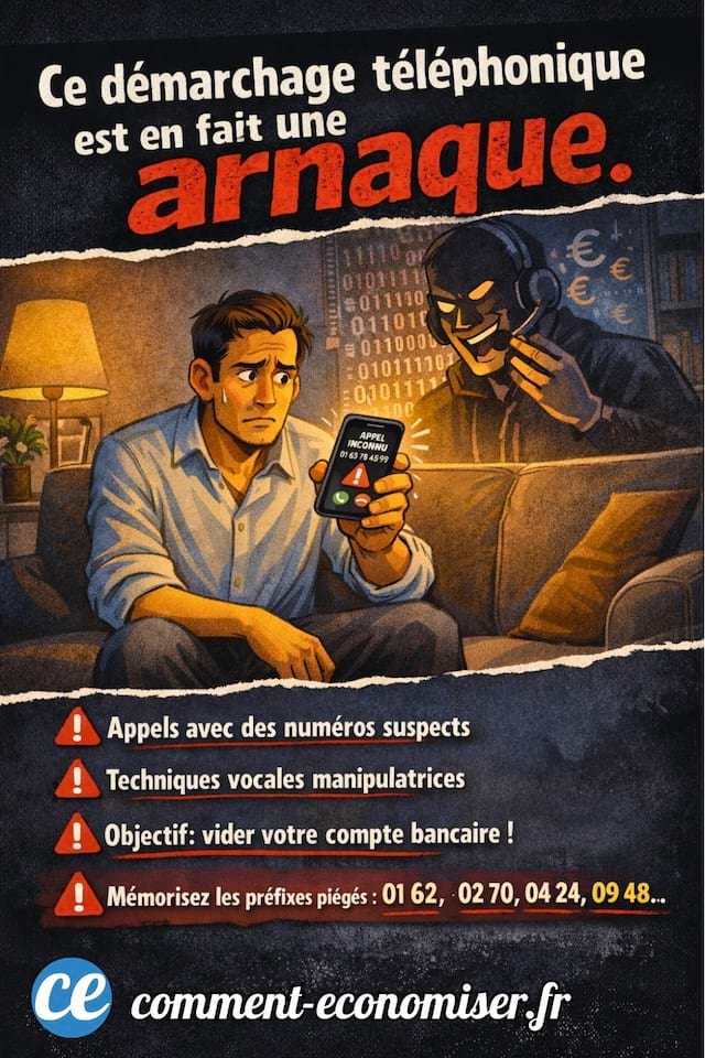 Du démarchage téléphonique qui se transforme en arnaque
