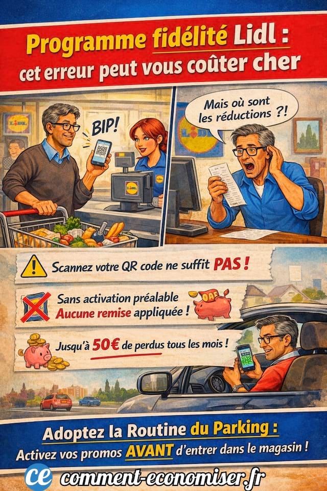 L'erreur que font les clients LIDL avec leur carte de fid&eacute;lit&eacute;