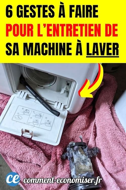 le filtre d'une machine &agrave; laver sale d&eacute;mont&eacute;