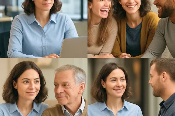 groupe de personnes exprimant colere et tension avec gestes forts et visages crispees comme lors dune dispute