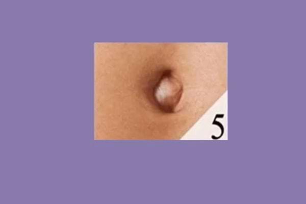 photo de nombril en relief