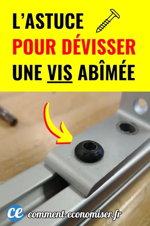Une vis abimee peut vite devenir un vrai casse-tete. Cette astuce simple vous aide a la devisser sans l abimer davantage et sans outils compliques.