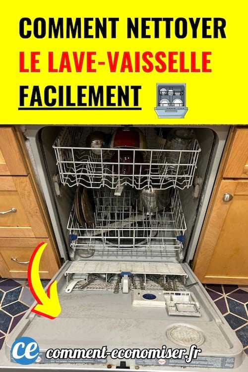 Interieur sale avec residus alimentaires visibles