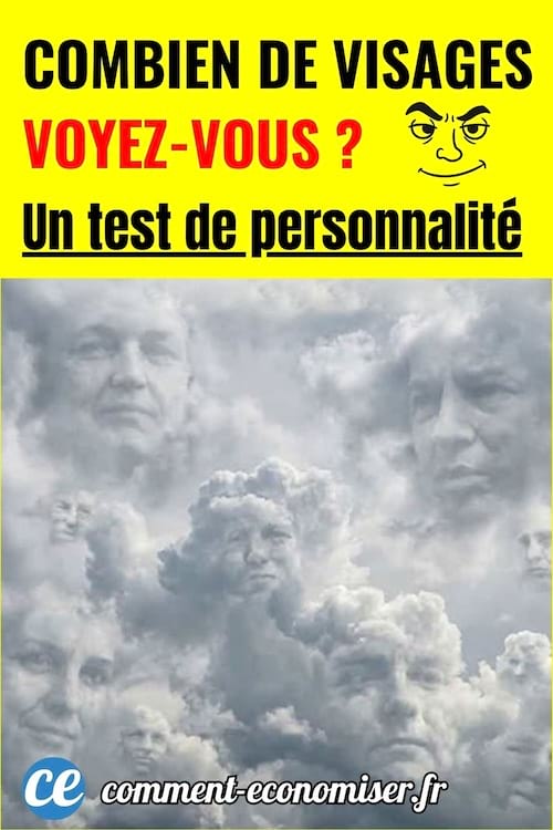 des visages sont cach&eacute;s dans des nuages pour un test de personnalit&eacute;