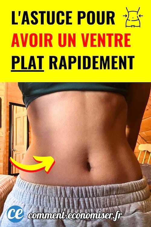 obtenir un ventre plat avec des gestes simples.