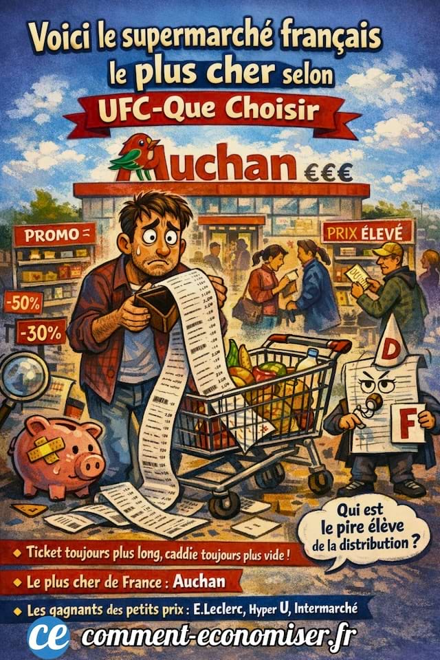 Quel est le supermarch&eacute; le plus cher