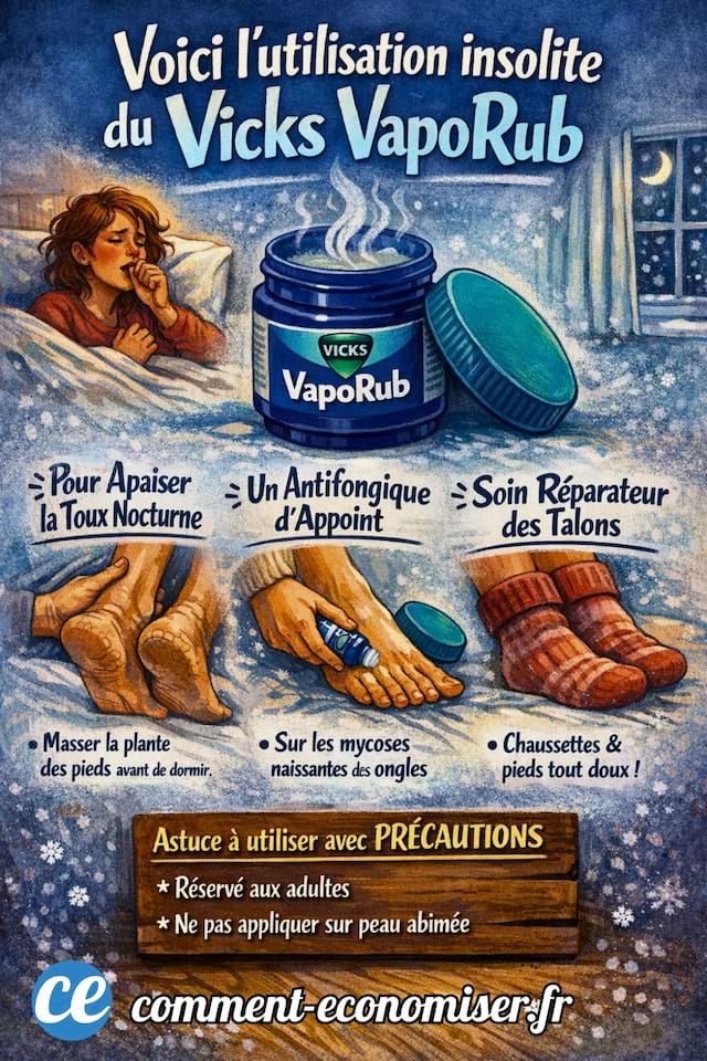 Voici l'utilisation insolite du Vicks Vaporub