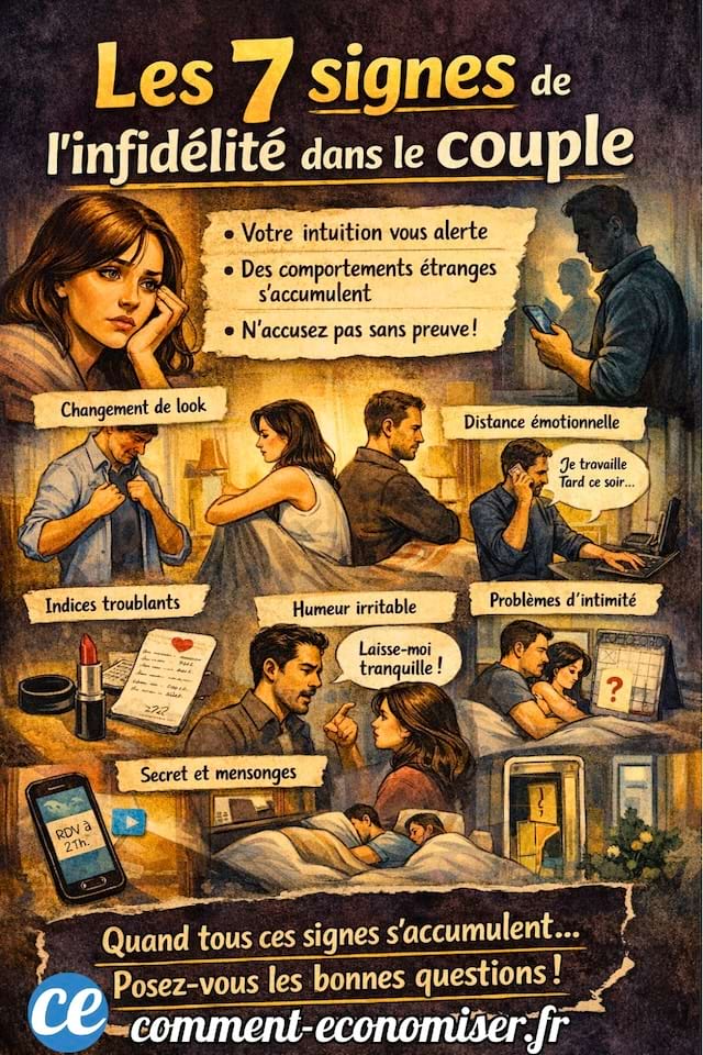 7 signes que votre partenaire vous trompe