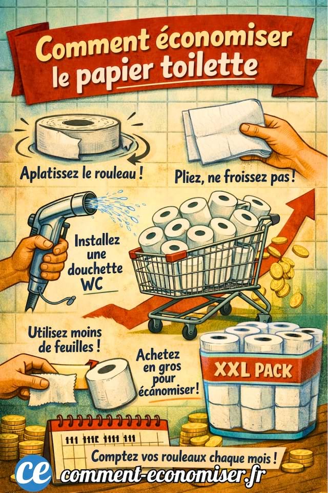 Comment &eacute;conomiser le papier toilette