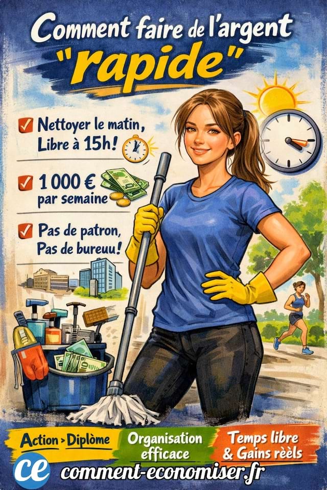 gagner de l'argent rapidement sans travailler beaucoup