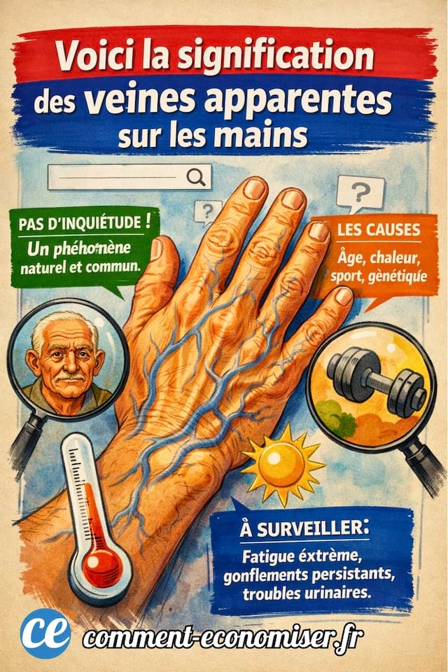 Signification veines apparentes