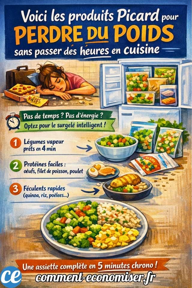 Liste de courses Picard pour mincir sans cuisiner