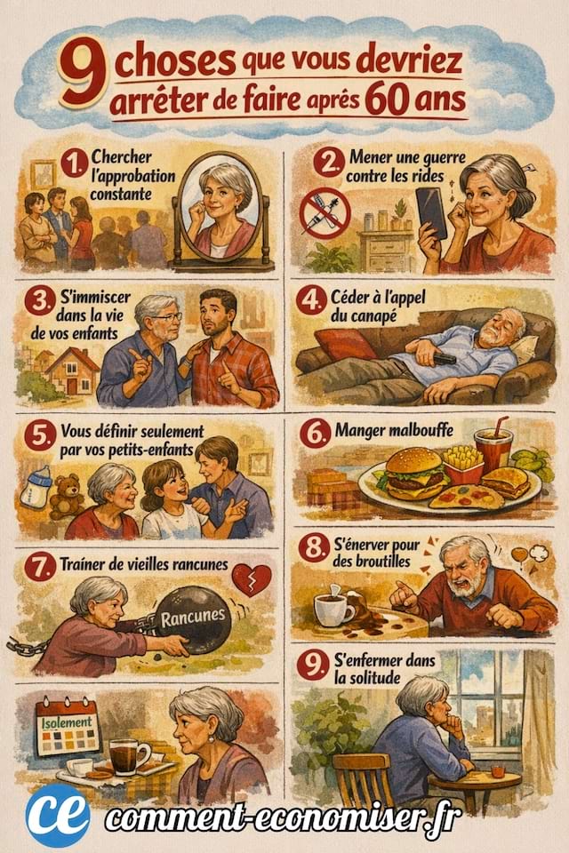 9 choses &agrave; arr&ecirc;ter apr&egrave;s 60 ans