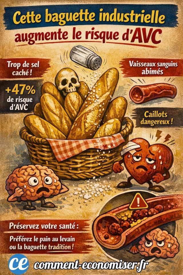 un pain qui augmente les risques d'AVC
